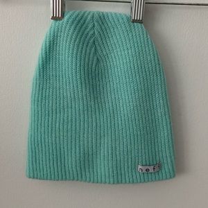Teal Neff beanie